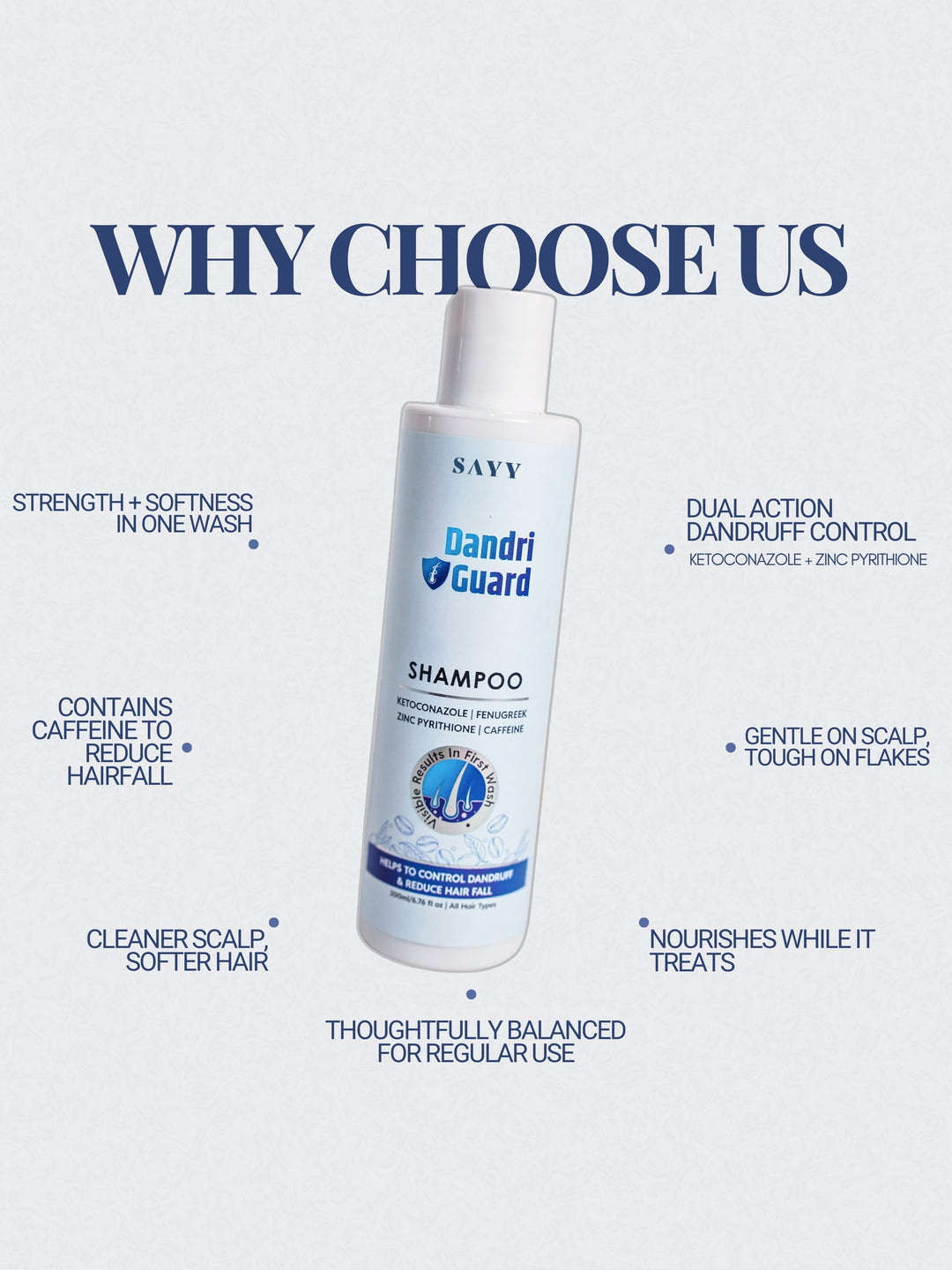 SAYY Dandri Guard Anti Dandruff Shampoo - 200 ml - product image 3