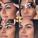 Americolor 2-in-1 Hairline &amp; Eyebrow Powder Stamp Kit - Brown, 10 g - product image 3