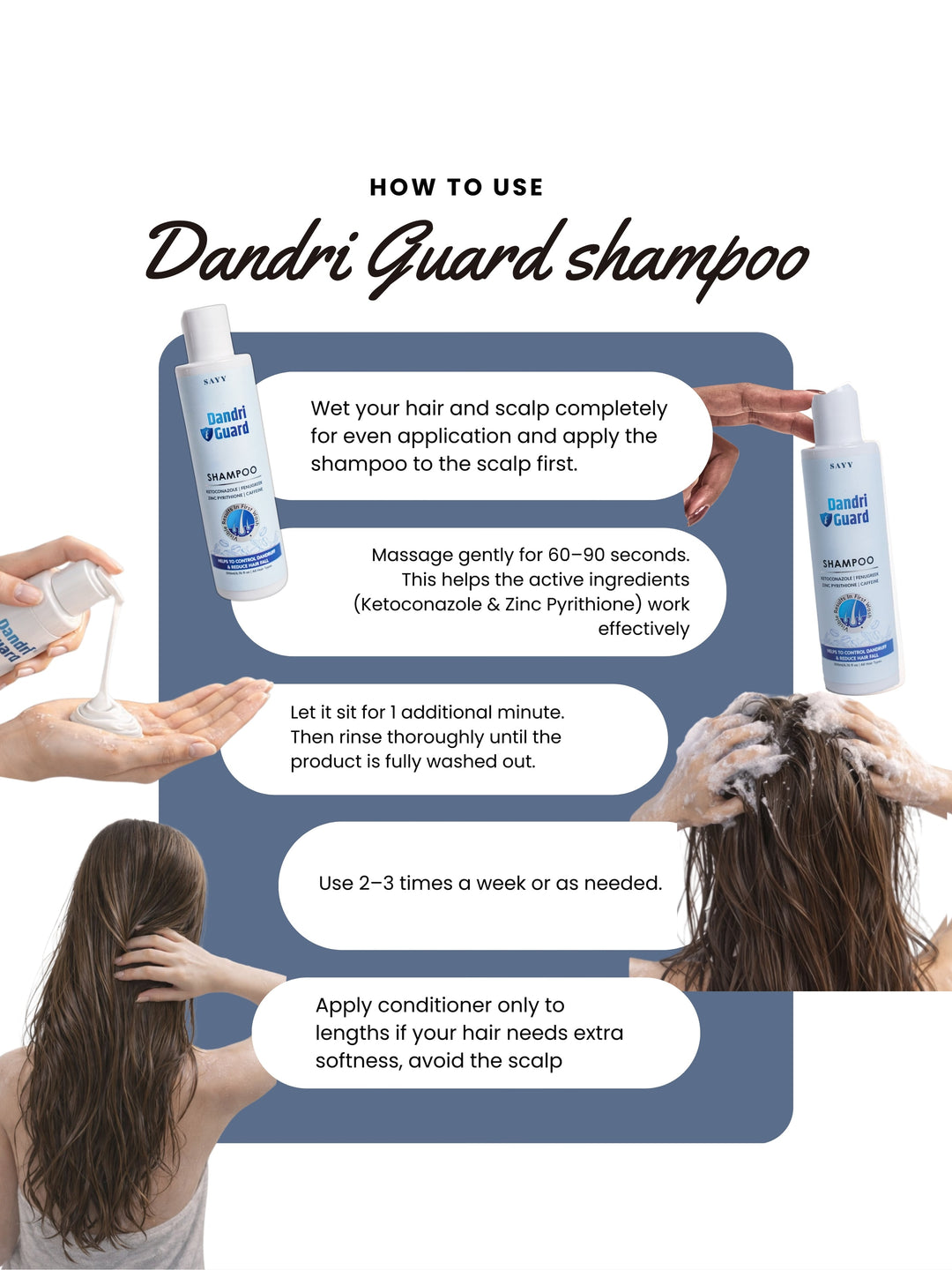 SAYY Dandri Guard Anti Dandruff Shampoo - 200 ml - product image 5