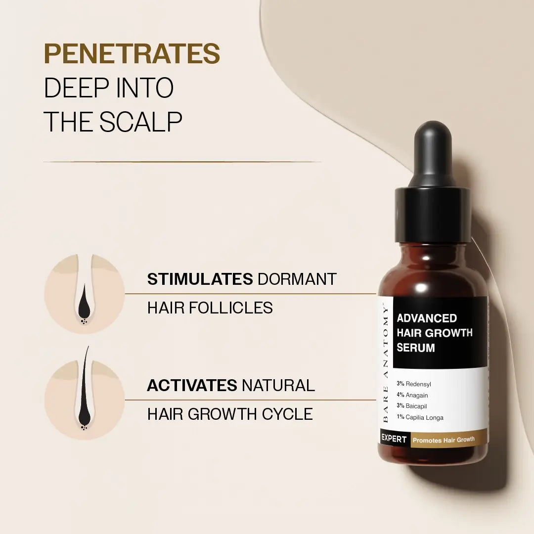 Hair Growth Serum (30 ml | Pack of 2) &amp; Scalp Massager Hair Growth Combo - product image 3