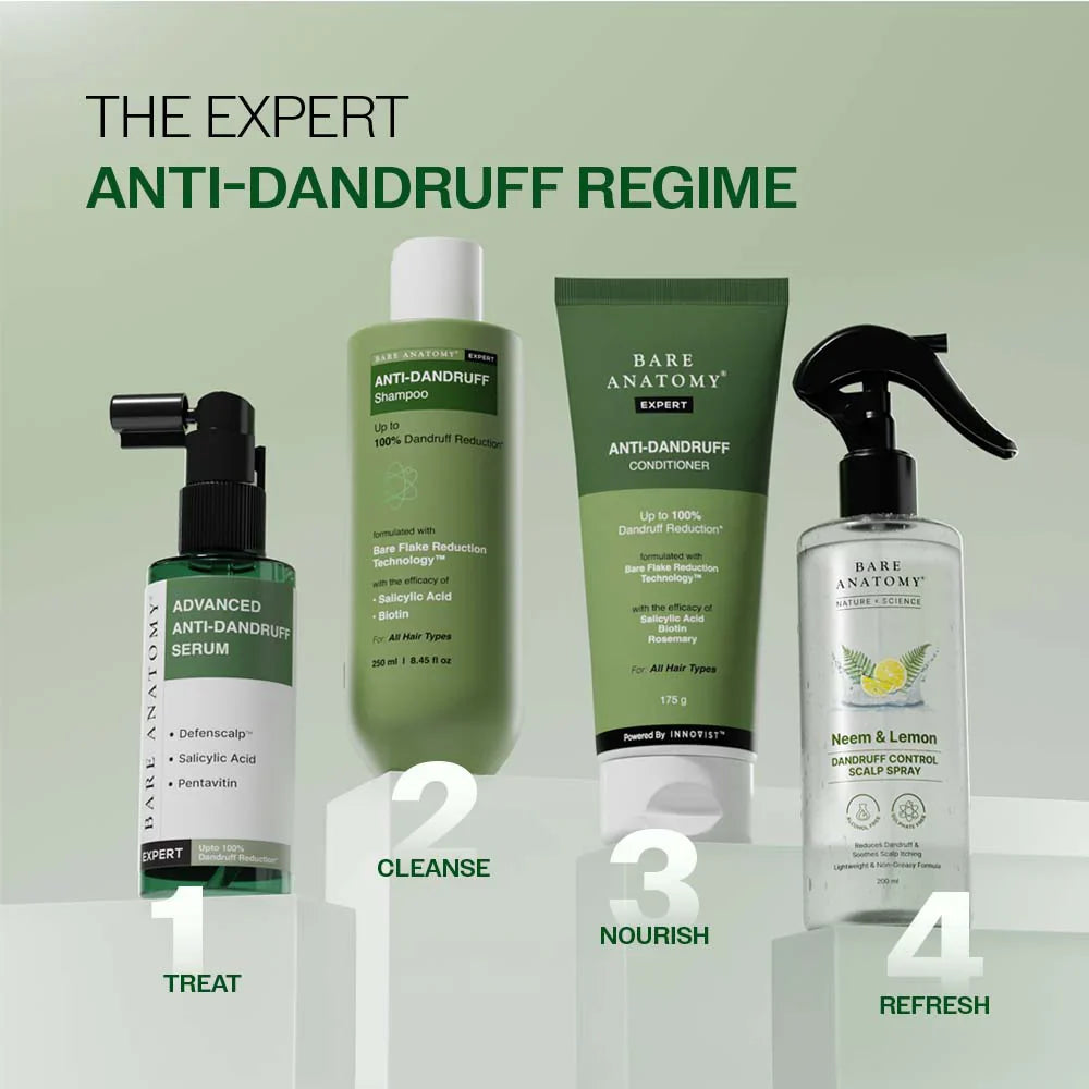 Anti Dandruff Shampoo with Salicylic Acid, Piroctone Olamine &amp; Biotin - 250ml - product image 4