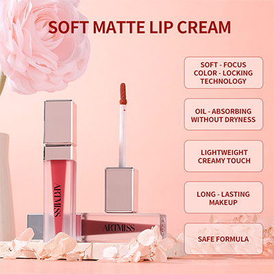 ARTMISS Soft Matte Lip Cream product and applicator