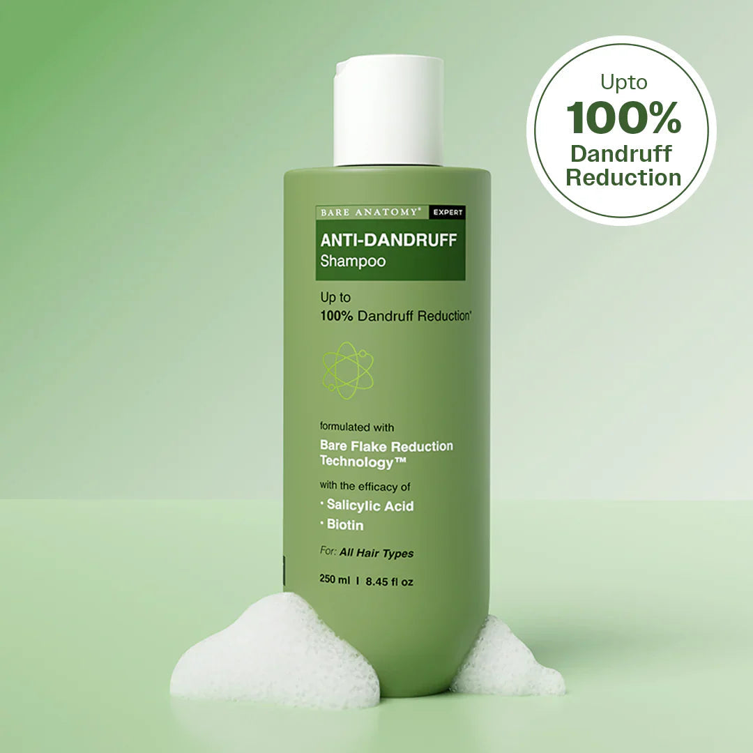 Anti Dandruff Shampoo with Salicylic Acid, Piroctone Olamine &amp; Biotin - 250ml - product image 1