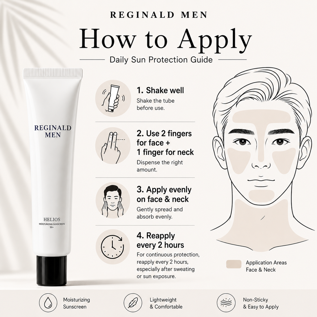 Reginald Men Helios SPF 50+ PA++++ Sunscreen - 50g
