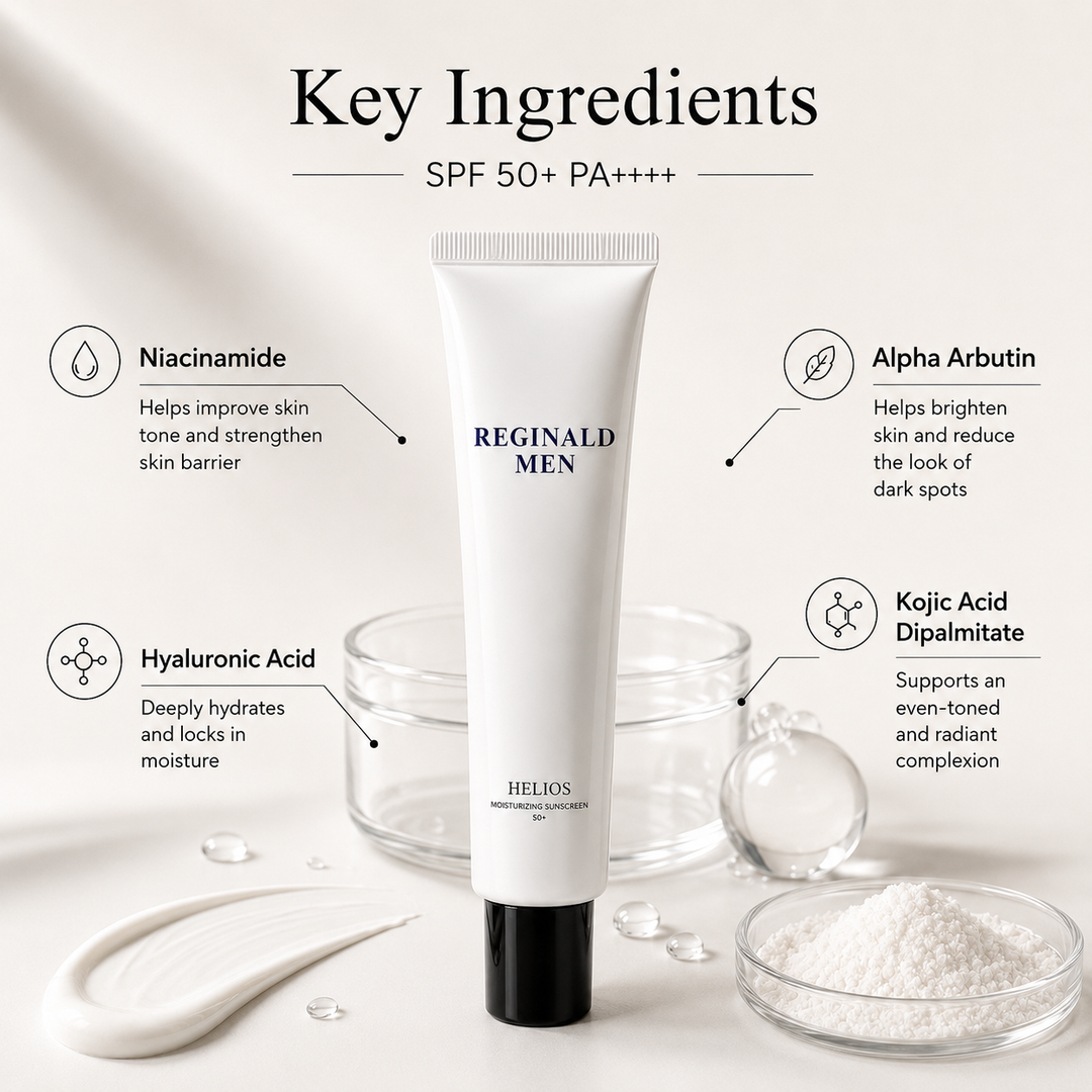 Reginald Men Helios SPF 50+ PA++++ Sunscreen - 50g