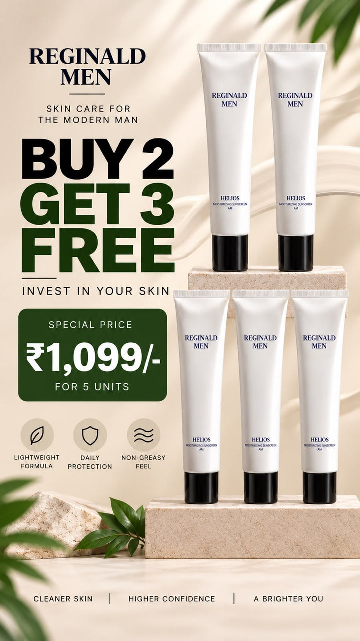 Reginald Men Helios SPF 50+ PA++++ Sunscreen - 50g