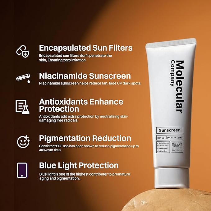 Molecular Company Sunscreen SPF 50+ PA++++ - 50g
