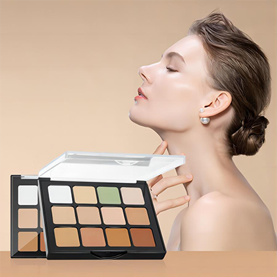 ARTMISS 12 Colors Concealer Palette texture and close-up